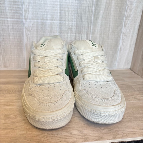 Vans Chunky Classic White and Green Caldrone Shoes Women 7 - Picture 6 of 16